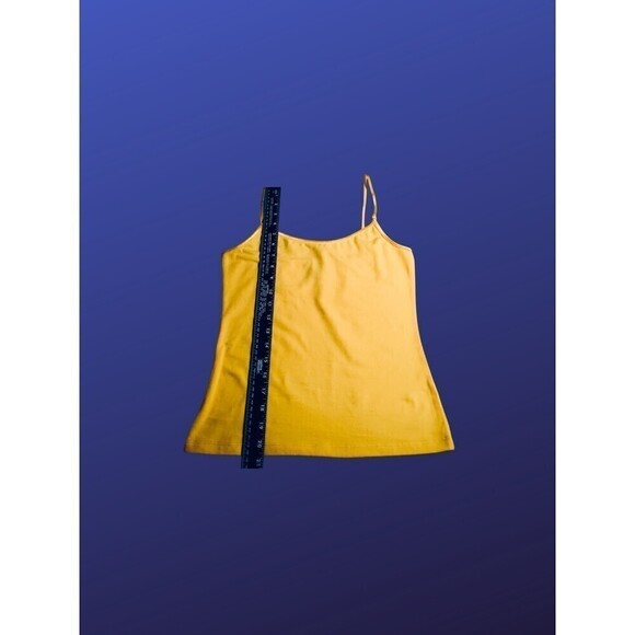 BOZZOLO Basic Cami Camisole Tank Top, MUSTARD YELLOW, Women's Size Large, NWOT - Picture 5 of 7